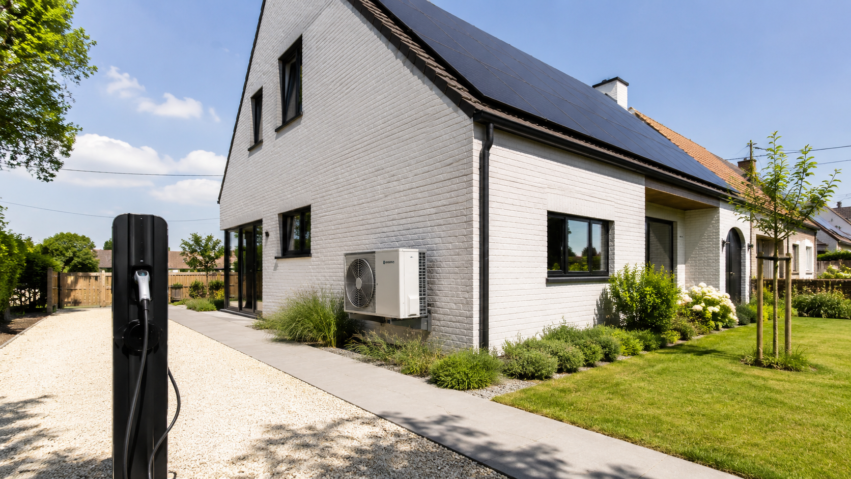 airco warmtepomp laadpaal